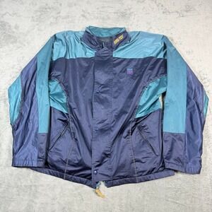 Vintage In Sport Mens XL Gore-Tex Windbreaker Jacket Blue Colorblock 90's
